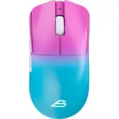 Blackstorm Gemini Gaming Mouse, pink/teal (Filaire, Sans fil), Souris, Bleu, Pink, Turquoise