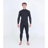 Hurley Air 3/2 Mm Long Sleeve Chest Zip Neoprene Suit Noir LS Homme