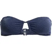 Roxy Shine Bandeau Bikini Top Bleu M Femme