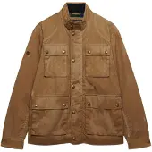 Superdry Homme Veste Cirée Racer - The Merchant Store Green Taille: L
