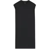 BOSS pour femme. 50540442 Robe tricotée noire à manches capuchon (L), Casuel, Modal, Manche courte