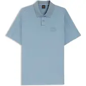 BOSS pour homme. 50559146 Polo Relaxed Fit bleu clair (XXL), Casuel, Coton, Manche courte