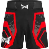 TAPOUT Short fonctionnel pour homme, coupe ajustée WILLOCS Noir/Rouge/Blanc S