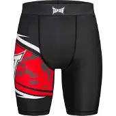 TAPOUT Short fonctionnel homme coupe étroite RENDALL Black/Red/White XXL