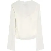 Bershka T-shirt 'BLOBER' écru