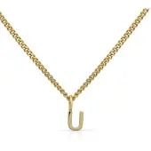 Orolino Chaîne 'Buchstabe U' or