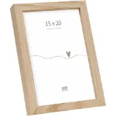 Deknudt cadre photo S47DJ1 chêne massif naturel 15,0 x 20,0 cm