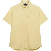 Superdry Essentials Oxford Short Sleeve Shirt Jaune XL Homme
