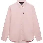 Superdry Essentials Oxford Long Sleeve Shirt Rose XL Homme