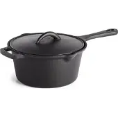 Napoleon Grills Casserole En Fonte Ø18cm Avec Couvercle Et Côtés Verseurs
