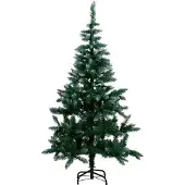 Arti Casa Sapin de Noël Artificiel 150 cm avec Support - Sapin Noël Plastique Intérieur - Sapin avec Neige - Vert