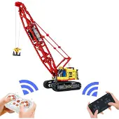 ReoBrix 22006 Grue sur chenilles avec télécommande, 1322 pièces