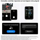 Samsung Bracelet connecté Galaxy Fit3 Argent