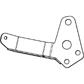 Akrapovic Mt-07 P-x145 Muffler Bracket Argenté