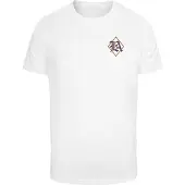 Mister tee T-Shirt 'LA City Print' jaune / violet / noir / blanc