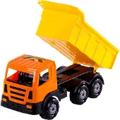 Cavallino Polesie | Kiepwagen XL | 41,5 cm Noir, Orange & Jaune
