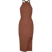 Urban Classics Robes en maille rouge rouille