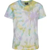 Urban Classics T-shirt 'Boyfriend' bleu clair / jaune / violet / blanc
