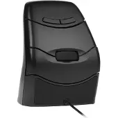 Bakker Elkhuizen DXT 3 Precision - Souris verticale - ergonomique - droitier et gaucher - optique - 7 boutons - sans fil, filaire - 2.4 GHz, USB-C - récepteur sans fil (USB)
