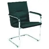 SafetyMarking Piétement luge RUMBA chrome/cuir noir