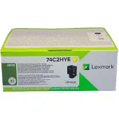 Lexmark 74C2HY0 - Jaune - Toner - Grande capacité