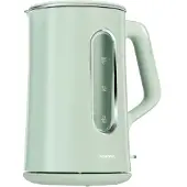 MPM Bouilloire à double paroi - Silencieux avec intérieur éclairé - 1,5 litre 2200W - Vert