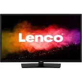 Lenco LED-3263BK (V2) - Smart TV 32 pouces Android avec adaptateur 12 V pour voiture, noir