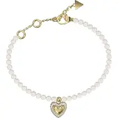 GUESS Bracelet 'Beloved' or / argent / blanc perle