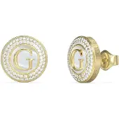 GUESS Boucles d'oreilles 'G Talisman' or