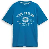 Tom Tailor T-Shirt bleu / blanc