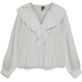 Vero Moda Kaja Long Sleeve Shirt Blanc XS Femme