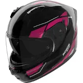 Nolan Casque N60-6, modèle synchronisé, noir et rose, taille L (60)