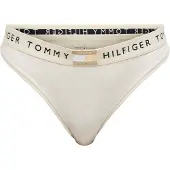 Tommy Hilfiger Underwear String 'CLASSIC' beige / jaune clair / noir / blanc