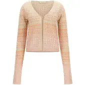 GUESS Cardigan 'ROSALYN' crème / orange / rose