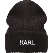 Karl Lagerfeld Bonnet noir / blanc