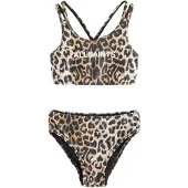 SmALLSAINTS Bikini noisette / noir / blanc