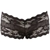 Cottelli - Culotte brésilienne en dentelle noire - lingerie sexy - L