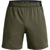 Under Armour Shorts tissés UA Vanish homme, 15 cm, vert olive Marine/Noir
