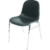 Noname Chaise à coque BETA chrome/noir
