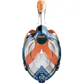 Seac Sub Masque de Snorkeling - Fun - Bleu/Orange - - XS/S - Masque de Plongée