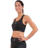 Givova Printed Sports Top Noir XS Femme