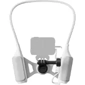 Insta360 Fomo Power Neck Camera Mount Argenté