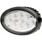 Hella Projecteur de travail à LED Oval 100 1700lm 12/24V à encastrer pour l'éclairage de proximité