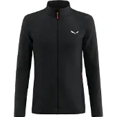 Salewa Puez Waffle Hybrid Polarlite Full Zip Fleece Noir S Homme