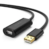 UGREEN Câble d'extension Usb 2.0 Us121, actif, 10M (noir)