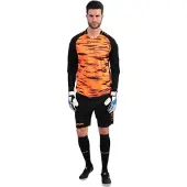 Givova Ensemble de Gardien Kit Fluo Orange-noir Orange