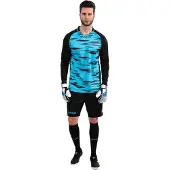Givova Defense Torwart Set Blau S Mann Blau S