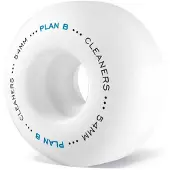 Plan B Cleanups 54 Mm 99a Skateboard Wheels Blanc
