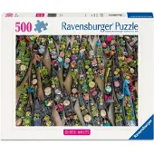 Ravensburger Puzzle Puzzle Highlights - Marchés colorés - Marché Flottant, Indonésie - 500 à 999 pièces