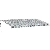 vidaXL Store automatique avec LED Anthracite & Blanc 600x300 cm